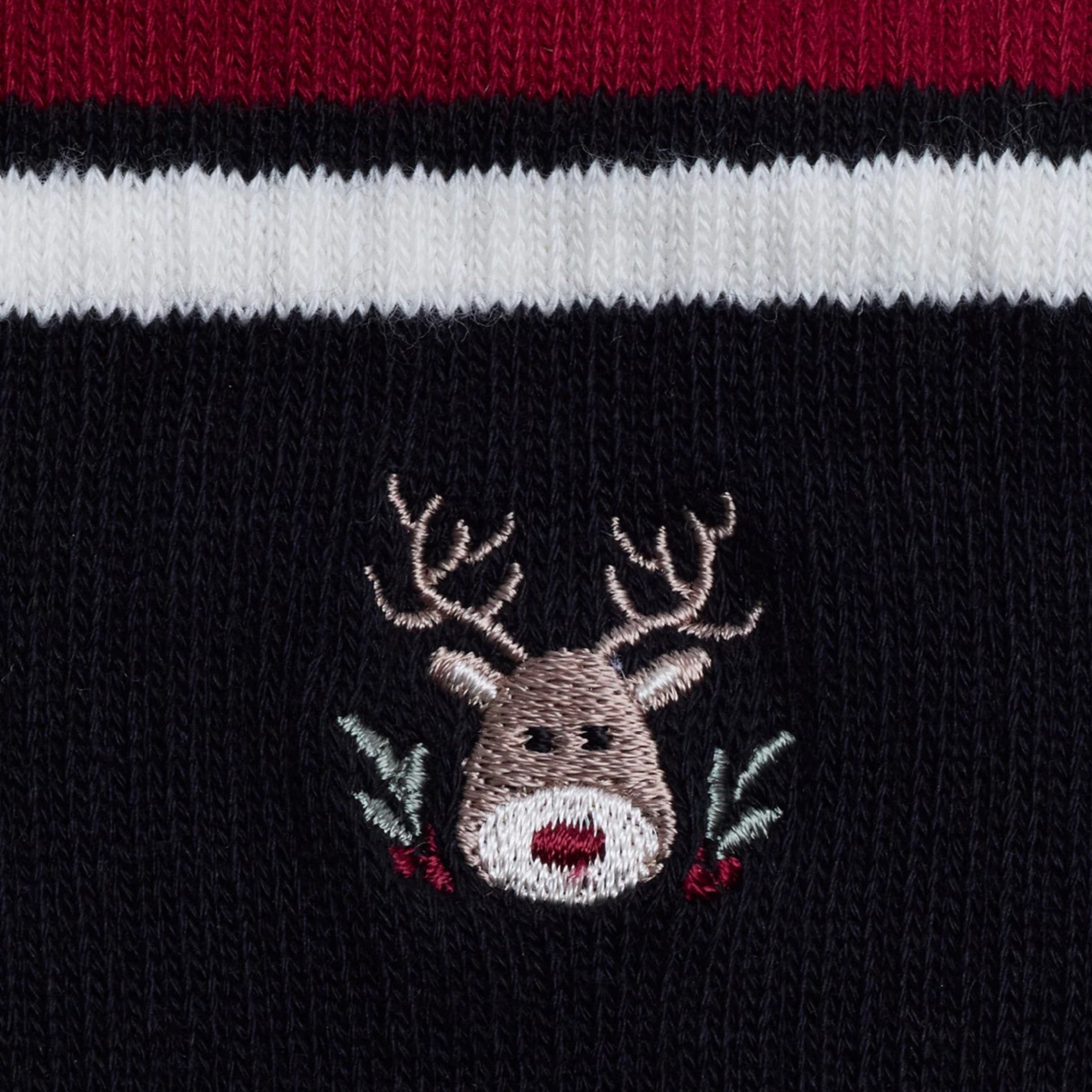 Kai Crew Grip Socks - Reindeer (Pilates / Barre)