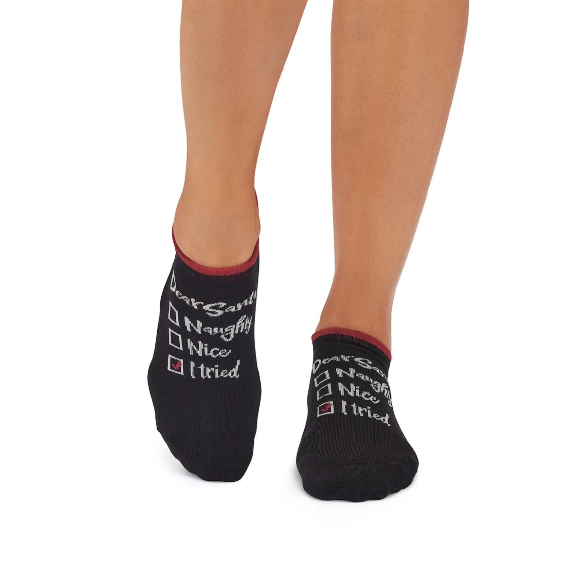 Savvy Grip Socks - Dear Santa (Barre/Pilates)
