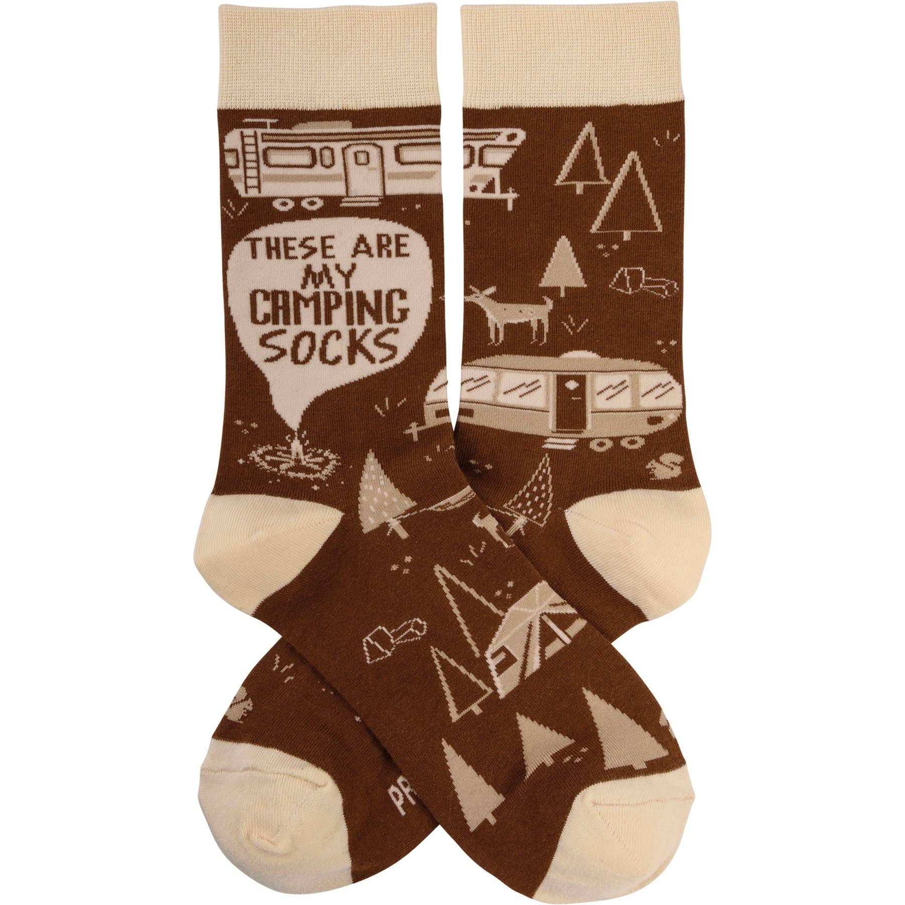 “These Are My Camping Socks” Unisex Socks
