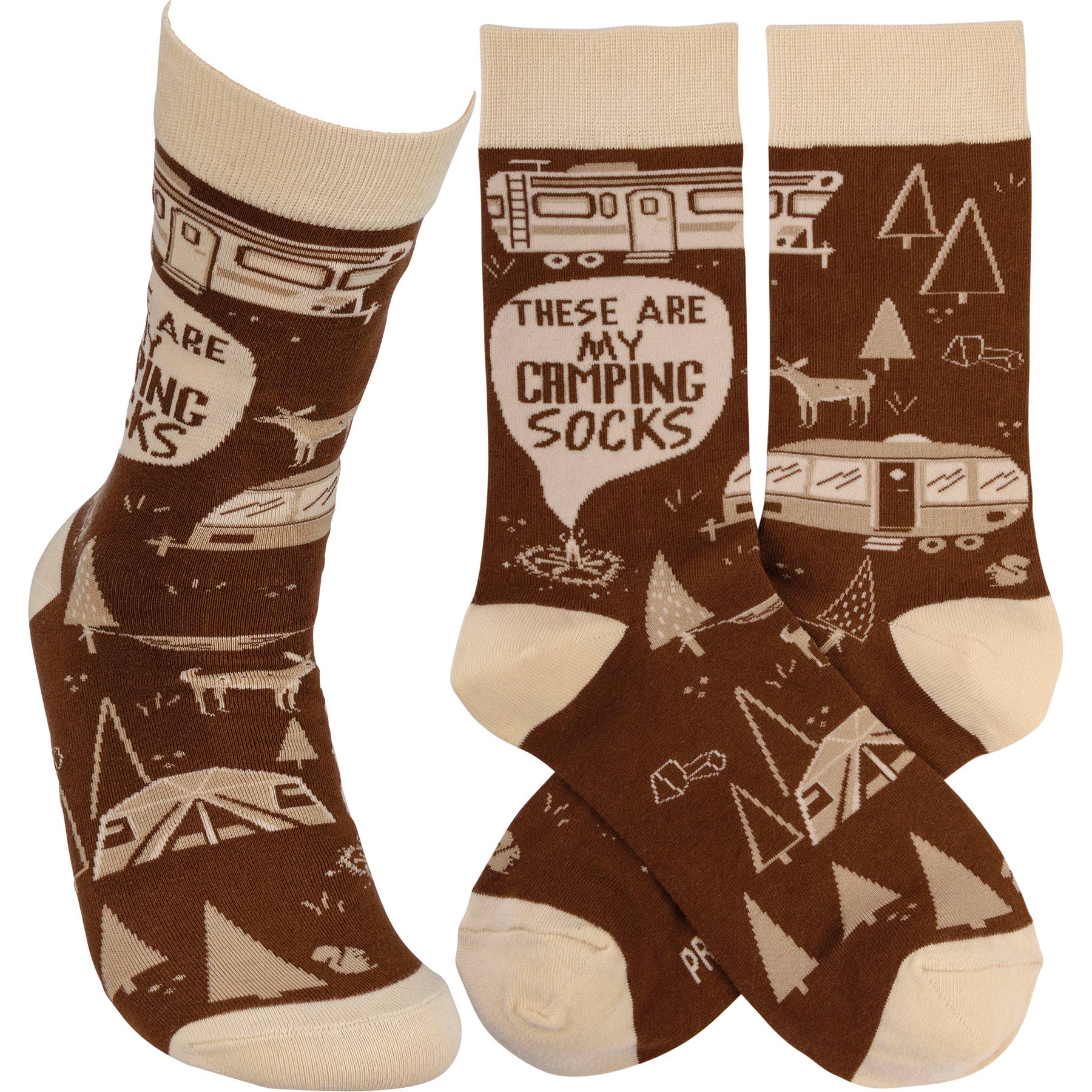 “These Are My Camping Socks” Unisex Socks