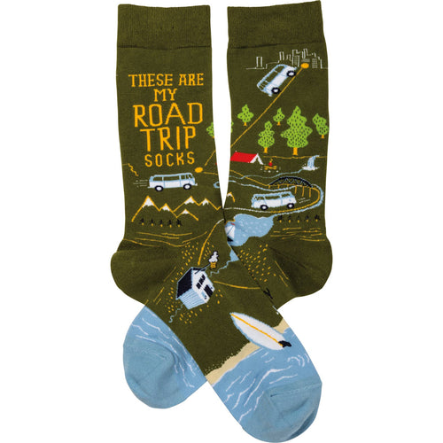 "These Are My Road Trip" Unisex Socks