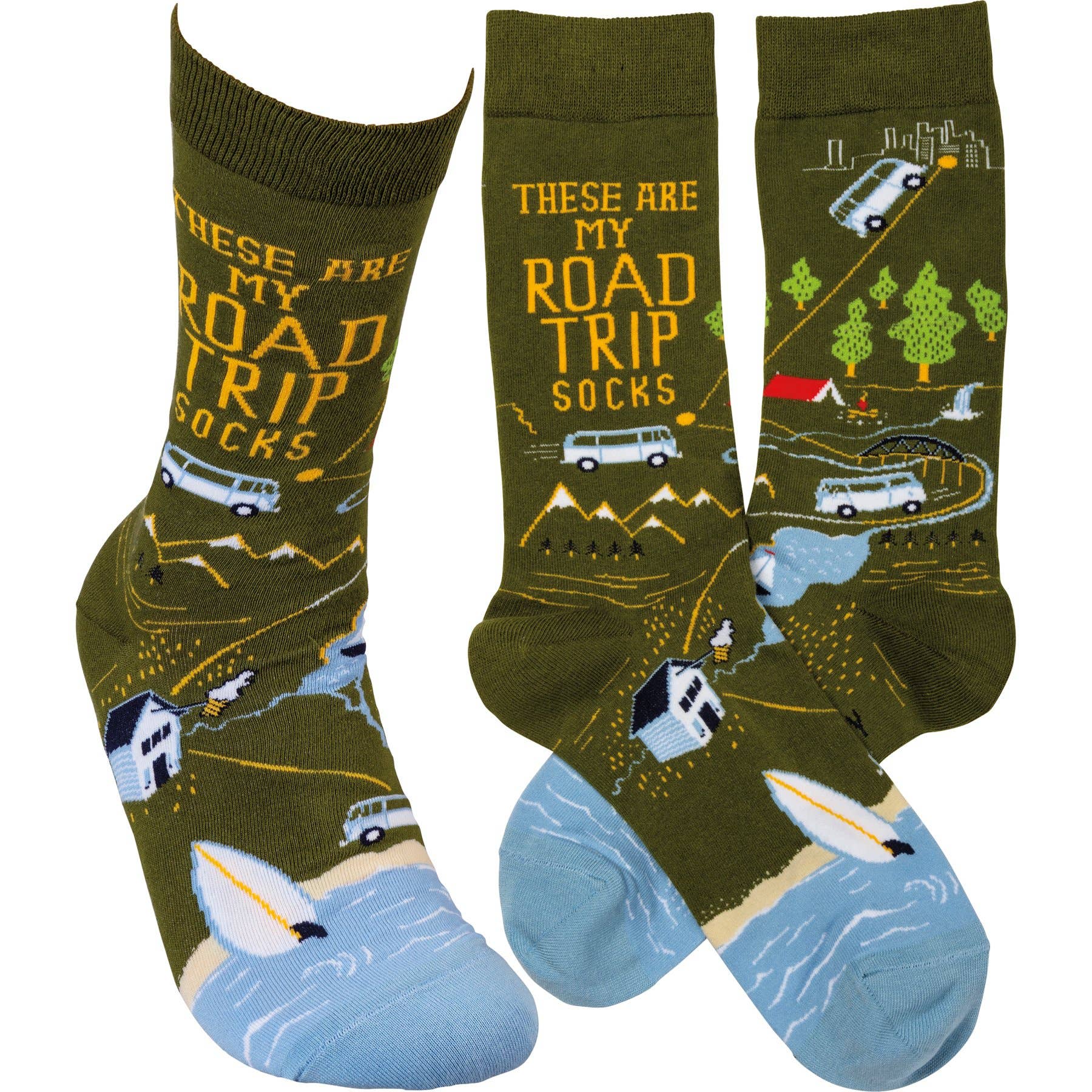 "These Are My Road Trip" Unisex Socks