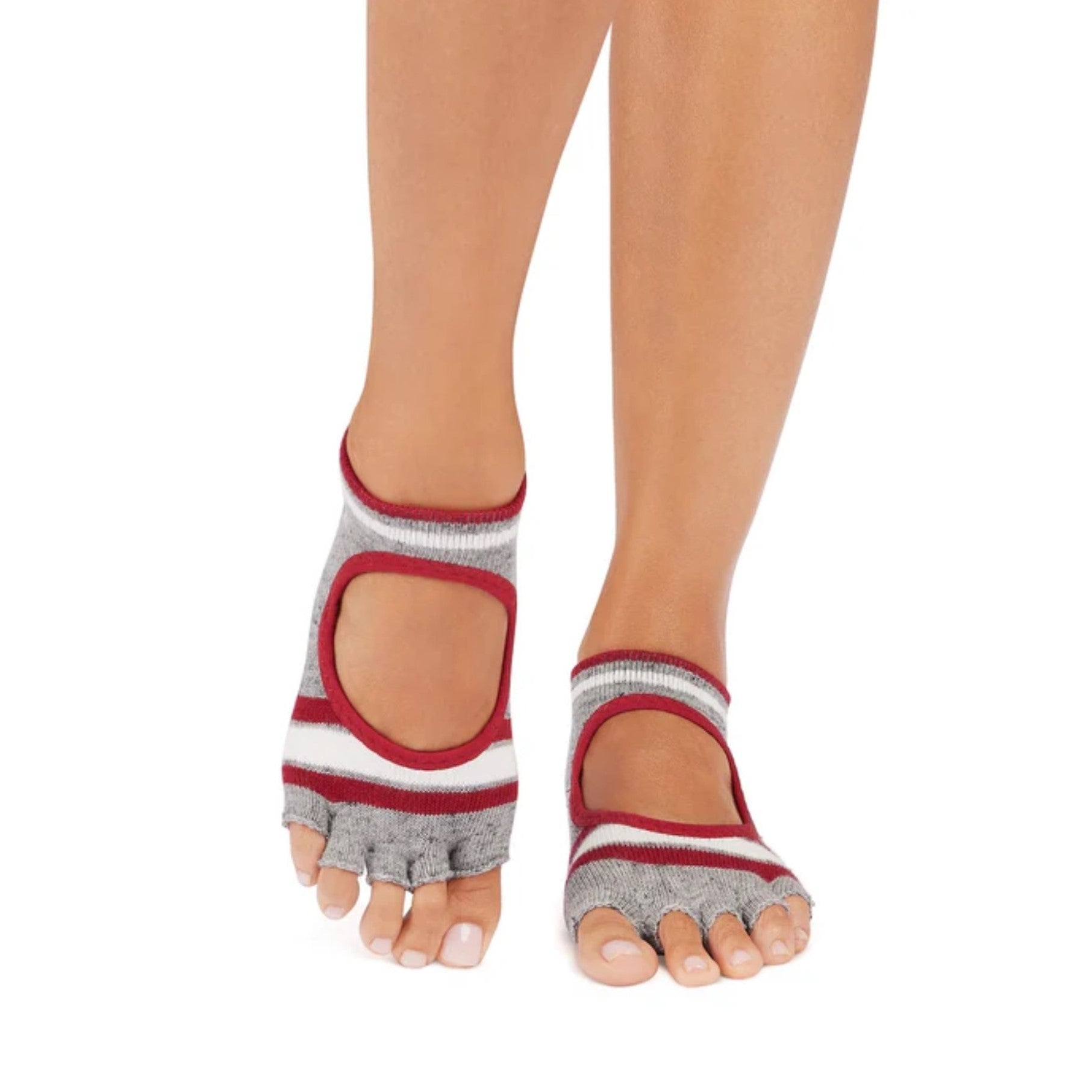 Bellarina Half Toe Grip Socks - Snowdrift (Barre / Pilates)