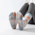 Woman Yoga Socks With Tie Dye And Non Slip Grip