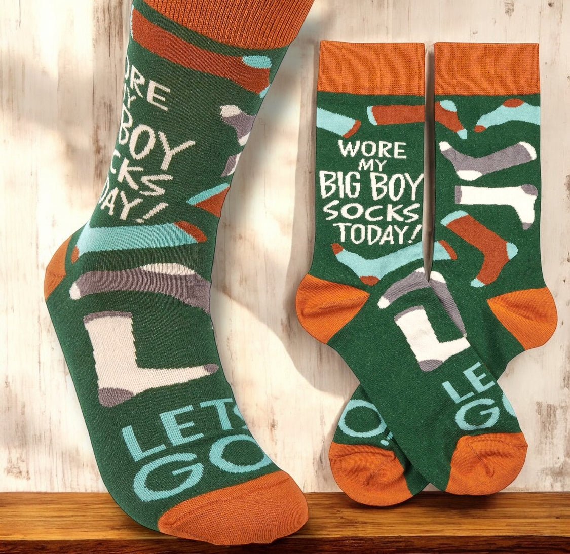 “Wore My Big Boy Socks Today” Socks